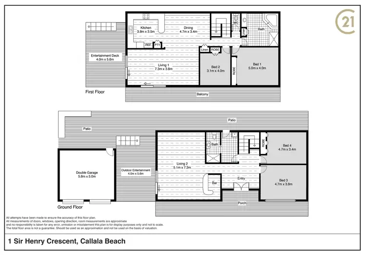 Floorplan of Homely house listing, 1 Sir Henry Crescent, Callala Beach NSW 2540