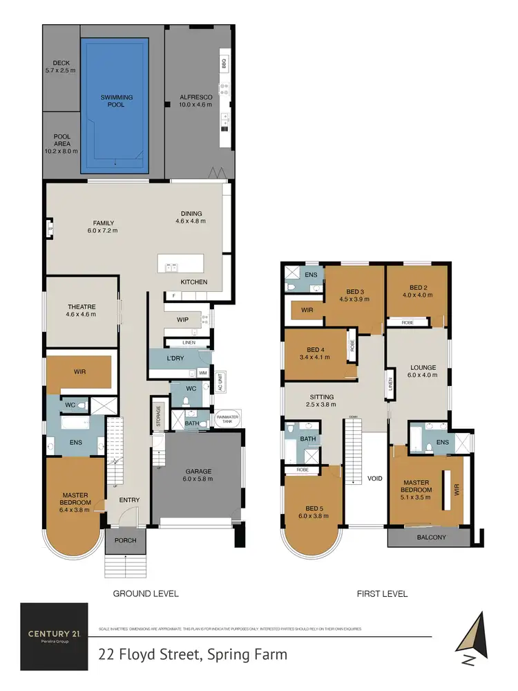 Floorplan of Homely house listing, 22 Floyd Street, Spring Farm NSW 2570