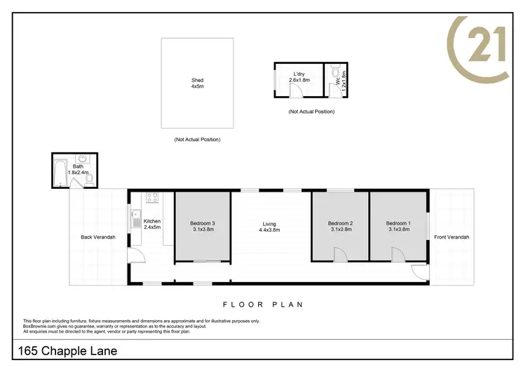 Floorplan of Homely house listing, 165 Chapple Lane, Broken Hill NSW 2880