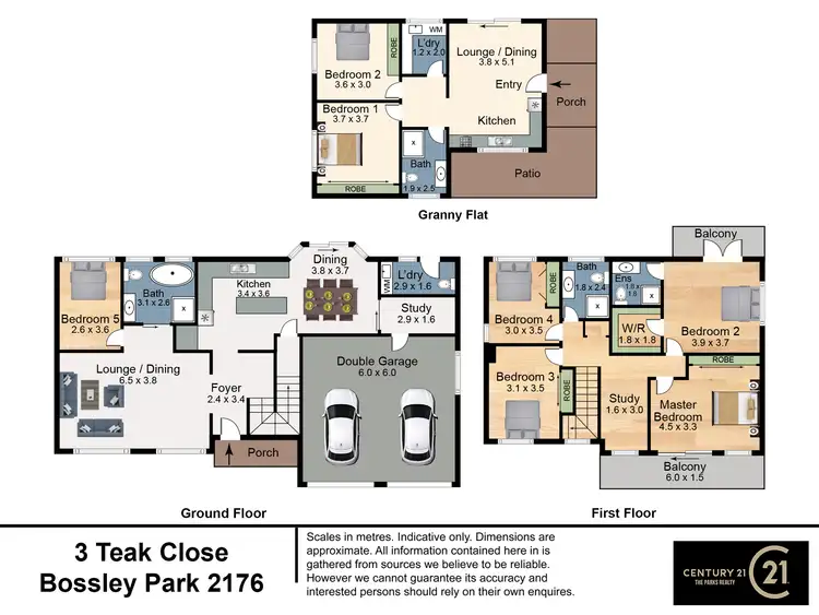 Floorplan of Homely house listing, 3 Teak Close, Bossley Park NSW 2176