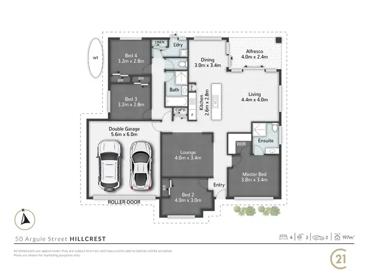 Floorplan of Homely house listing, 50 Argule Street, Hillcrest QLD 4118