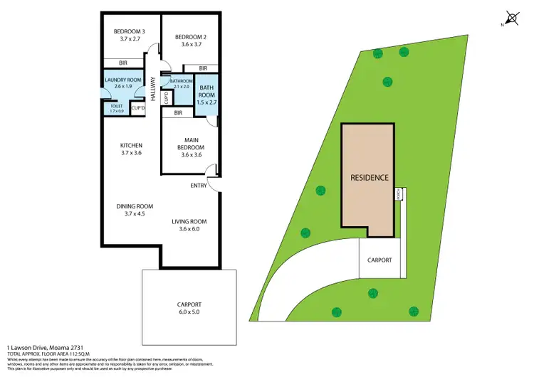 Floorplan of Homely house listing, 1 Lawson Drive, Moama NSW 2731