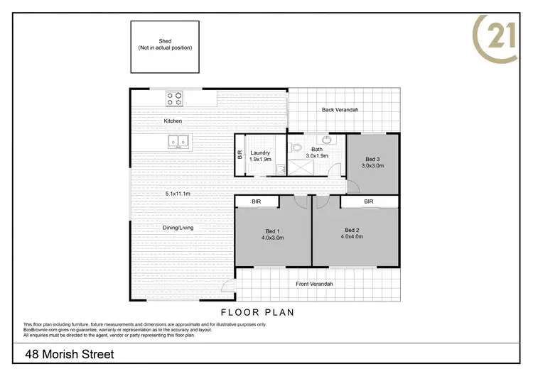 Floorplan of Homely house listing, 48 Morish Street, Broken Hill NSW 2880