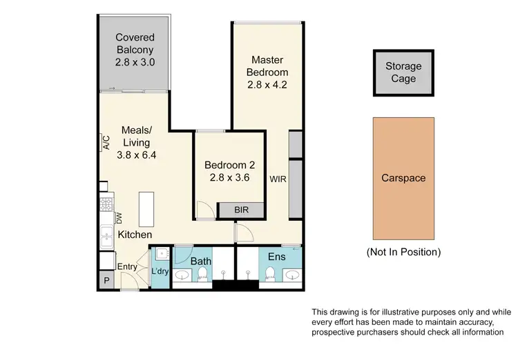 Floorplan of Homely apartment listing, 203/1193 Nepean Highway, Highett VIC 3190