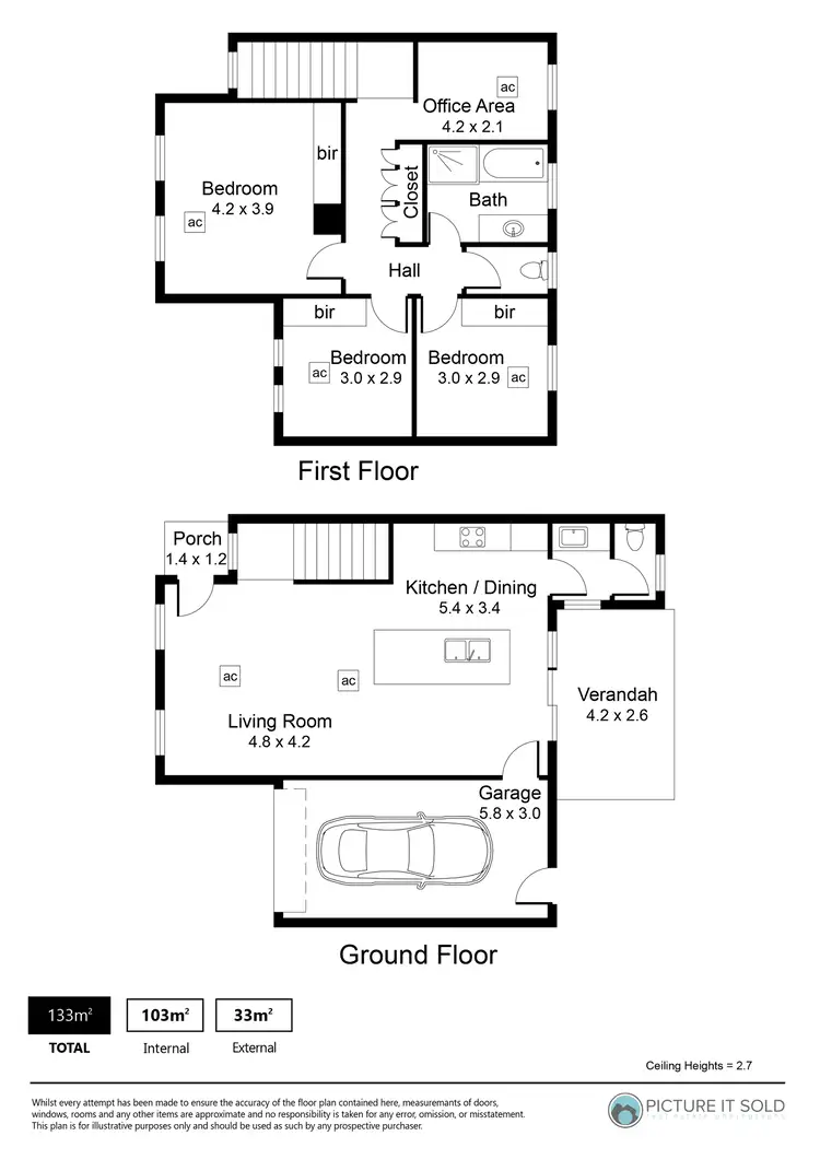 Floorplan of Homely house listing, 20 Idla Crescent, Enfield SA 5085