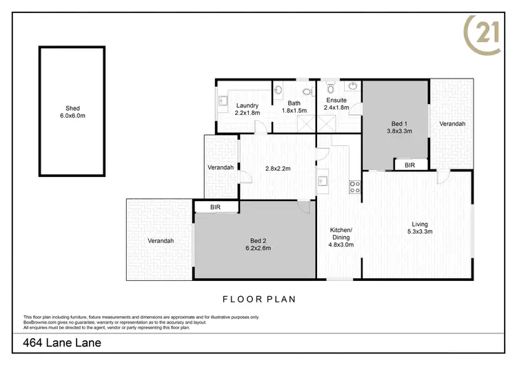 Floorplan of Homely house listing, 464 Lane Lane, Broken Hill NSW 2880