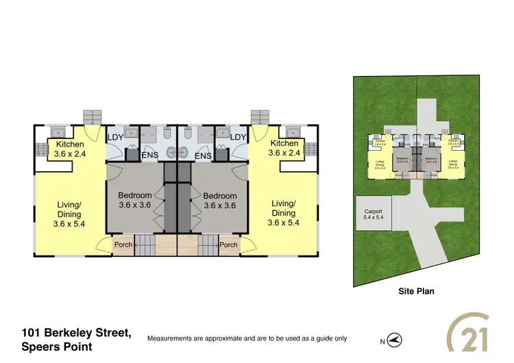 Floorplan of Homely block of units listing, 101 Berkeley Street, Speers Point NSW 2284