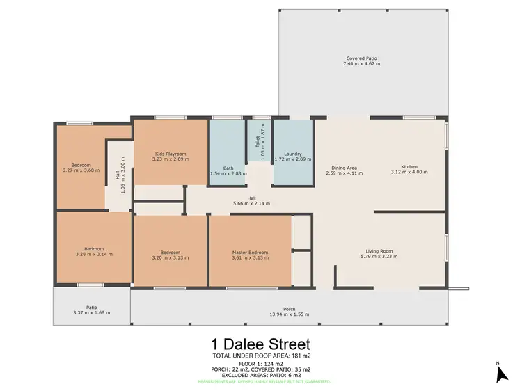 Floorplan of Homely house listing, 1 Dalee Street, Jones Hill QLD 4570