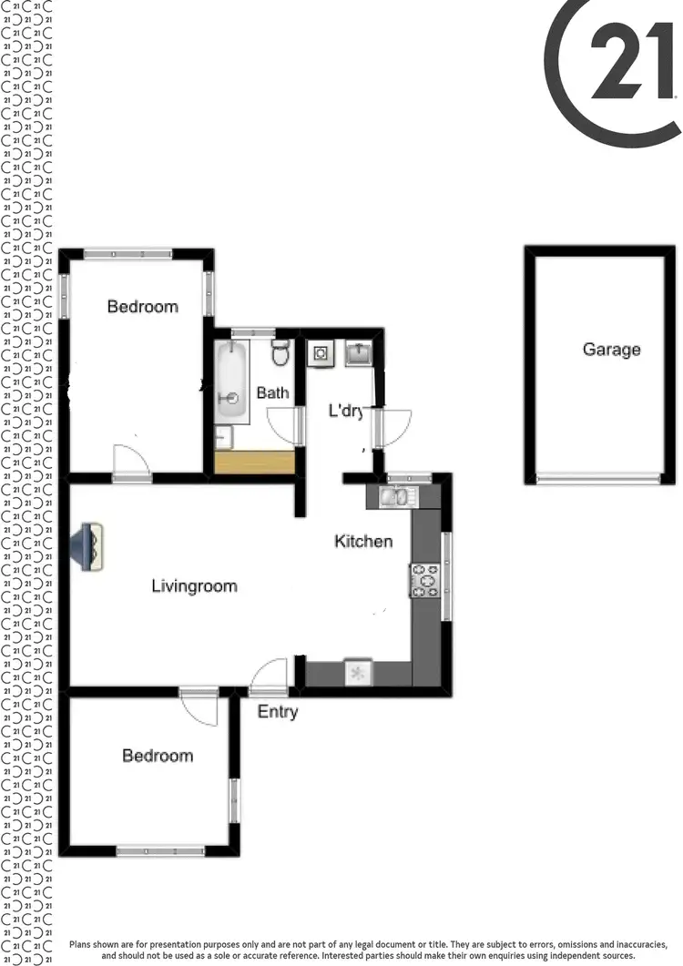 Floorplan of Homely house listing, 45 Bedford Rd, Woodford NSW 2778