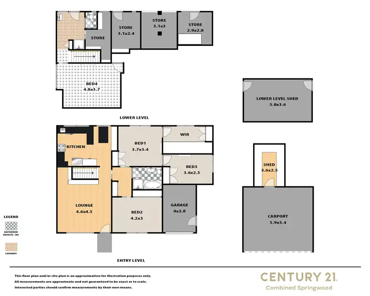 Floorplan of Homely house listing, 11 Reid Circle, Winmalee NSW 2777