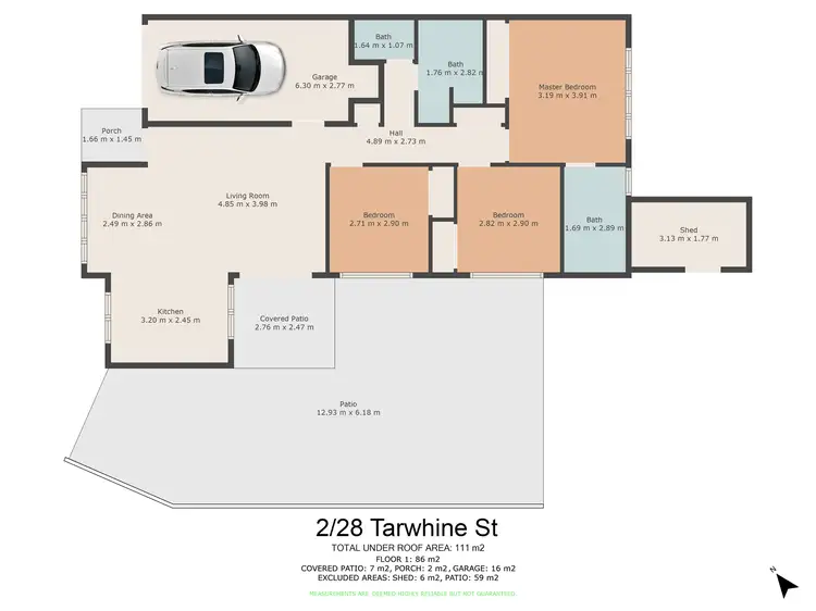 Floorplan of Homely house listing, 2/28 Tarwhine Street, Tin Can Bay QLD 4580