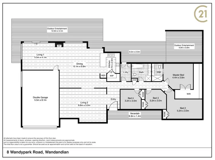 Floorplan of Homely house listing, 8 Wandypark Road, Wandandian NSW 2540