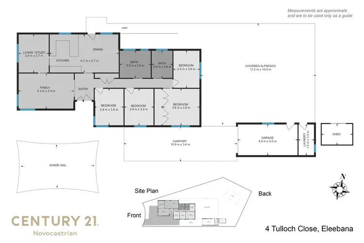 Floorplan of Homely house listing, 4 Tulloch Close, Eleebana NSW 2282