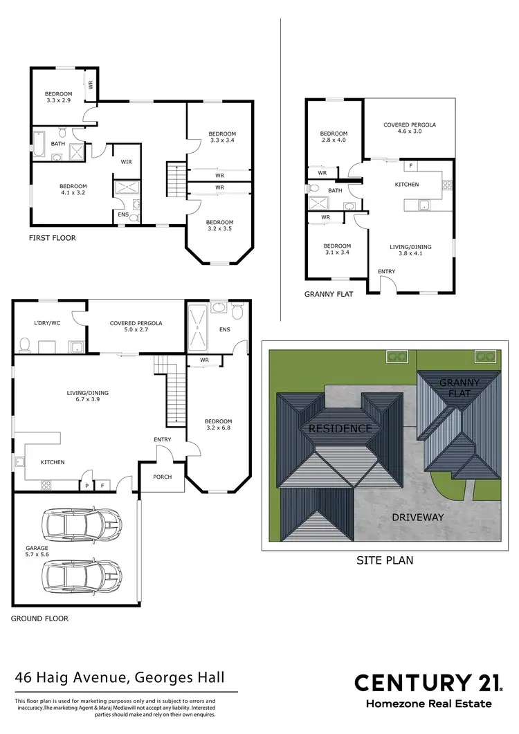 Floorplan of Homely house listing, 46a Haig Avenue, Georges Hall NSW 2198