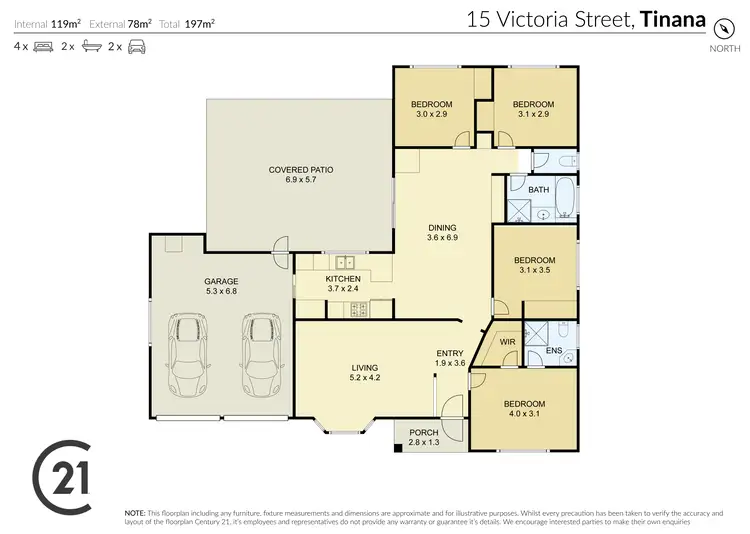 Floorplan of Homely house listing, 15 Victoria Street, Tinana QLD 4650