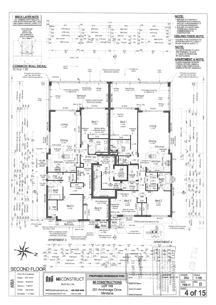 Floorplan of Homely unit listing, 4/201 Anchorage Drive, Mindarie WA 6030