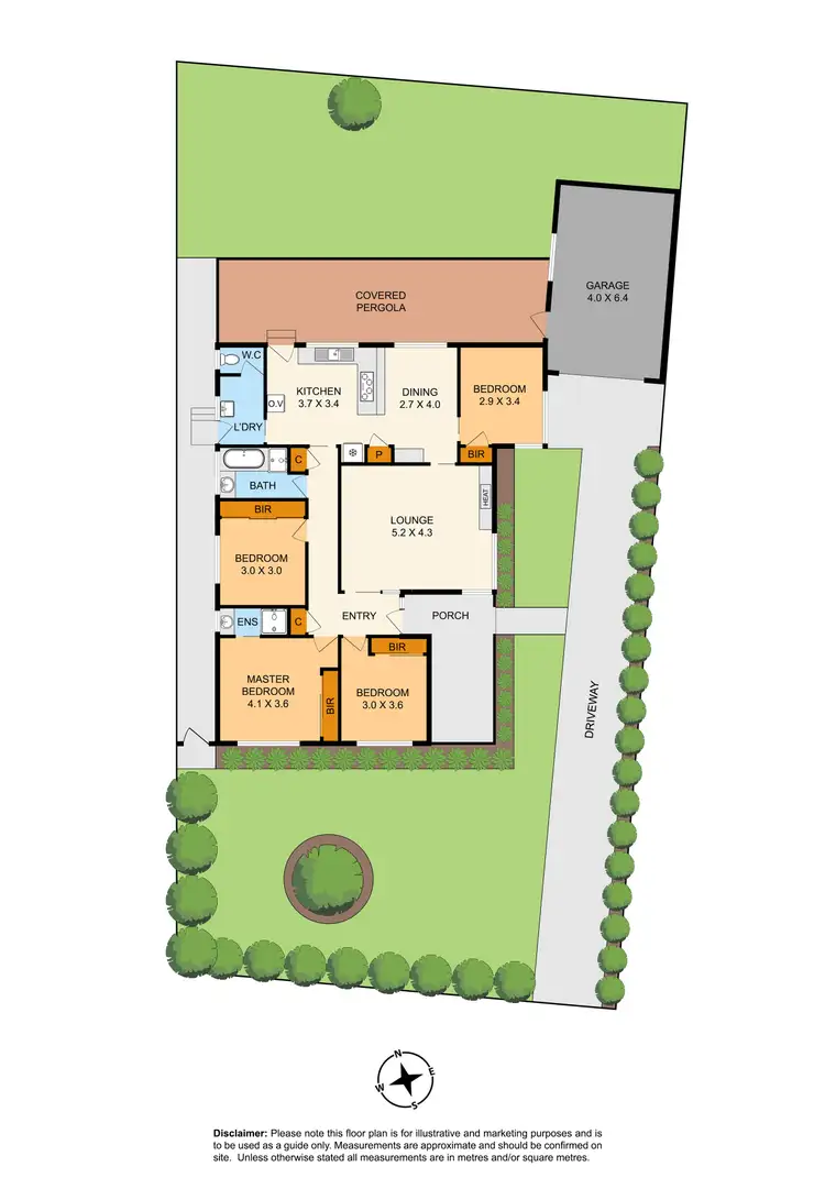 Floorplan of Homely house listing, 17 Scott Avenue, Clayton South VIC 3169