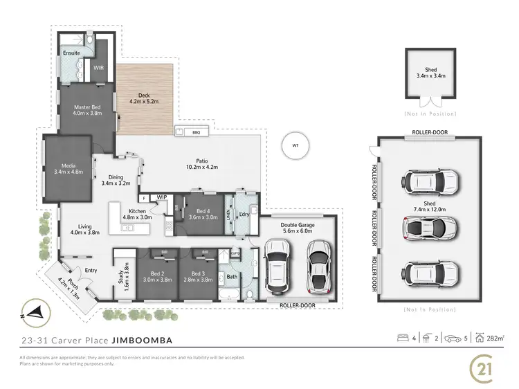 Floorplan of Homely rural property listing, 23-31 Carver Place, Jimboomba QLD 4280