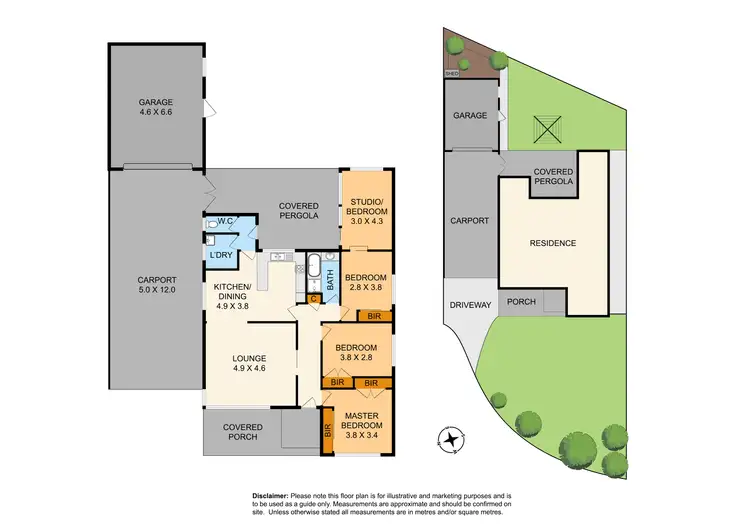Floorplan of Homely house listing, 3 Orion Court, Springvale South VIC 3172