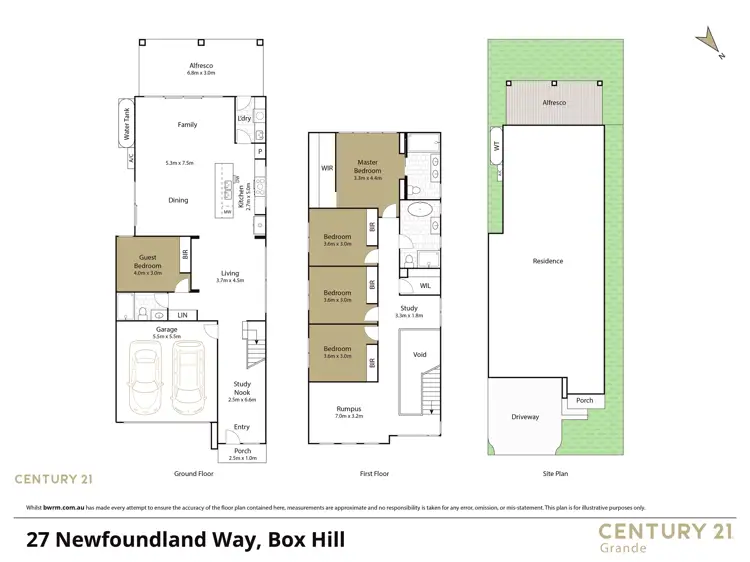 Floorplan of Homely house listing, 27 Newfoundland Way, Box Hill NSW 2765
