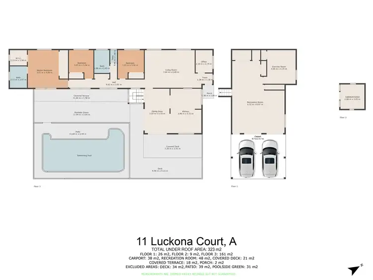 Floorplan of Homely house listing, 11 Luckona Court, Southside QLD 4570