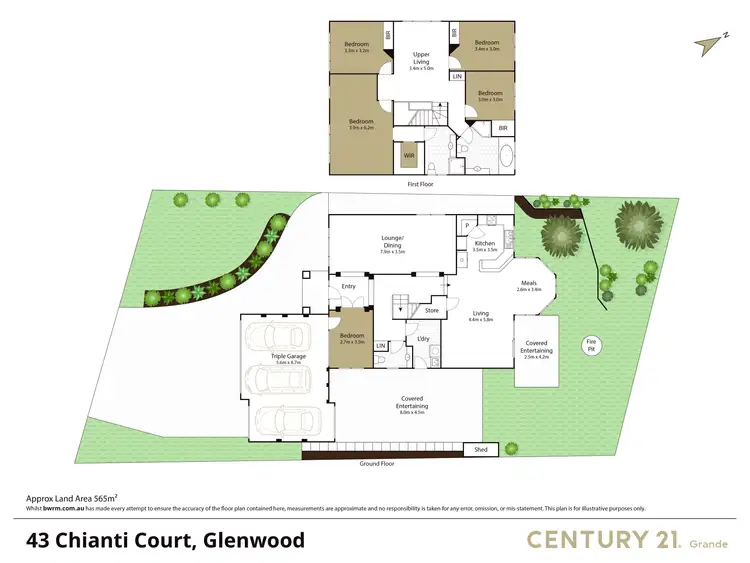Floorplan of Homely house listing, 43 Chianti Court, Glenwood NSW 2768