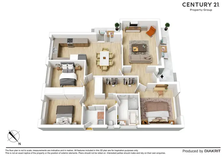 Floorplan of Homely house listing, 3 Glenn Court, Clayton South VIC 3169
