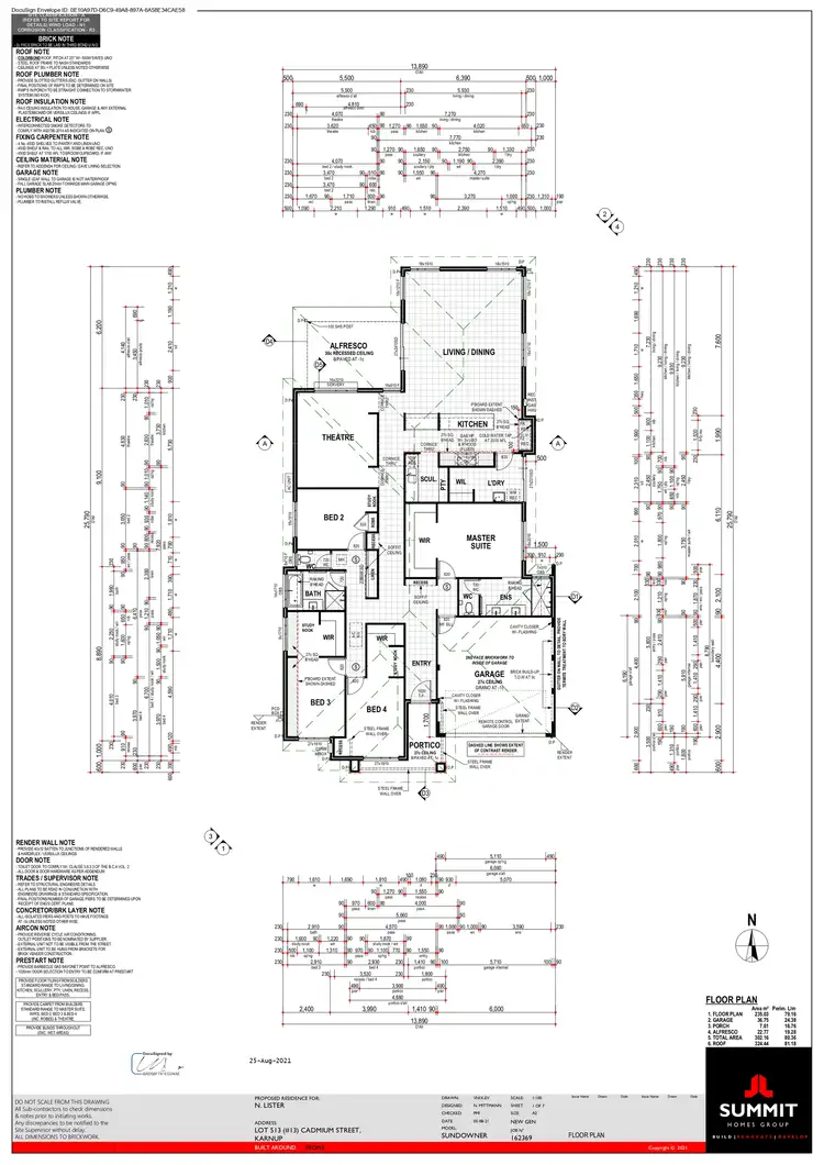 Floorplan of Homely house listing, 13 Cadmium Street, Karnup WA 6176