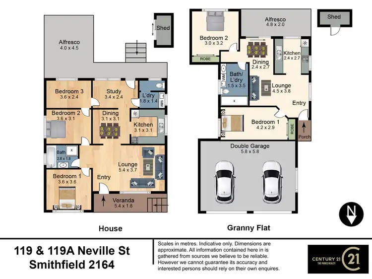 Floorplan of Homely house listing, 119 - 119a Neville Street, Smithfield NSW 2164