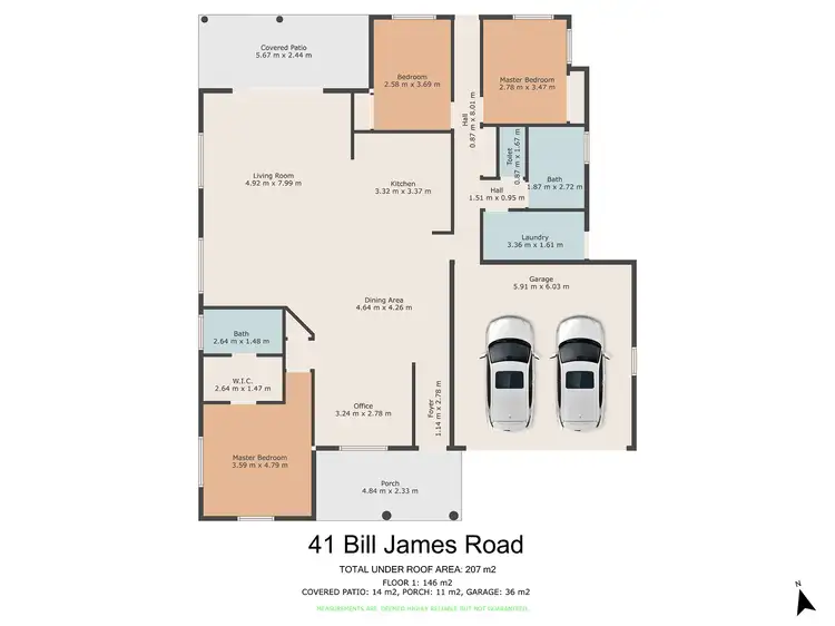 Floorplan of Homely rural property listing, 41 Bill James Road, Chatsworth QLD 4570