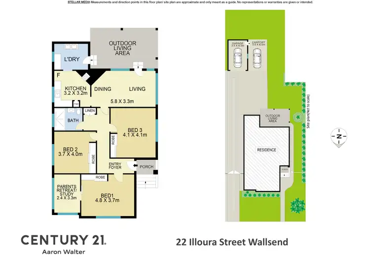 Floorplan of Homely house listing, 22 Illoura Street, Wallsend NSW 2287