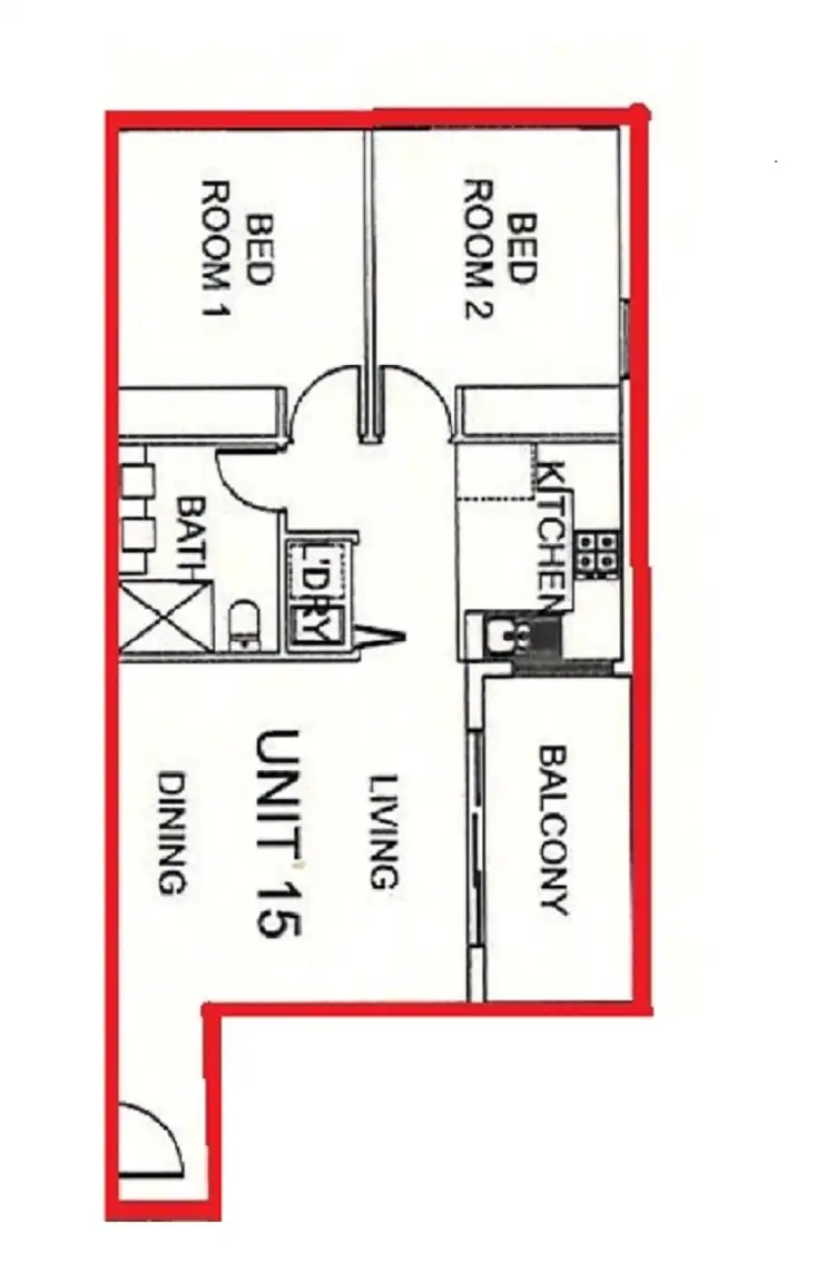 Floorplan of Homely apartment listing, 107/20 Royal Avenue, Springvale VIC 3171