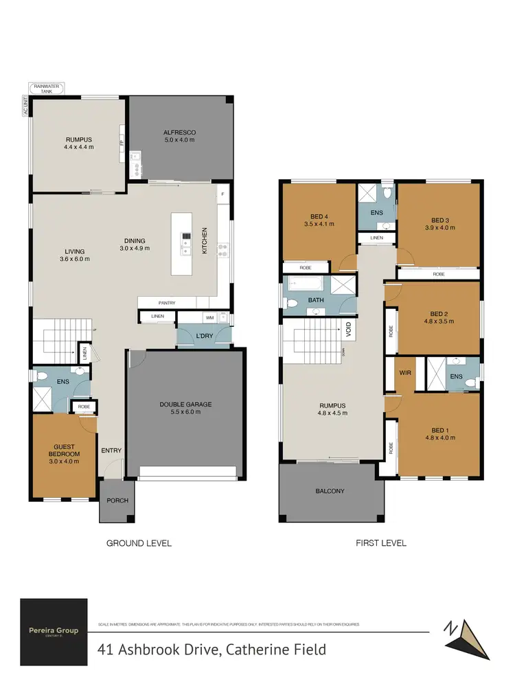 Floorplan of Homely house listing, 41 Ashbrook Drive, Catherine Field NSW 2557