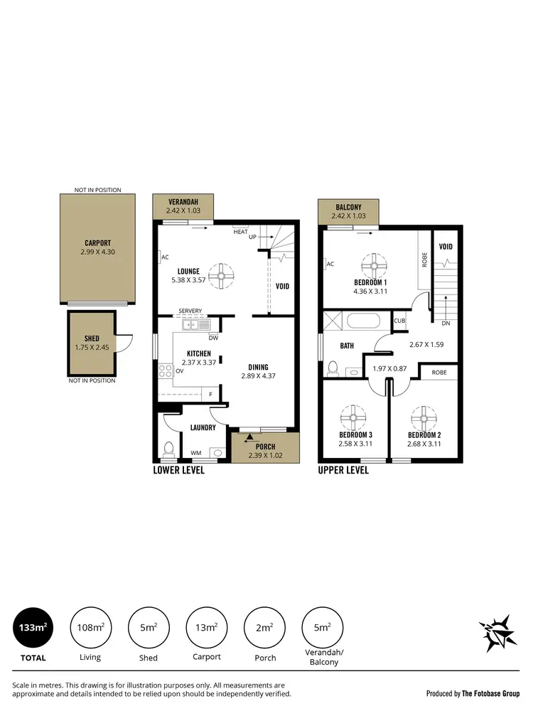 Floorplan of Homely townhouse listing, 139 Gulf Point Drive, North Haven SA 5018