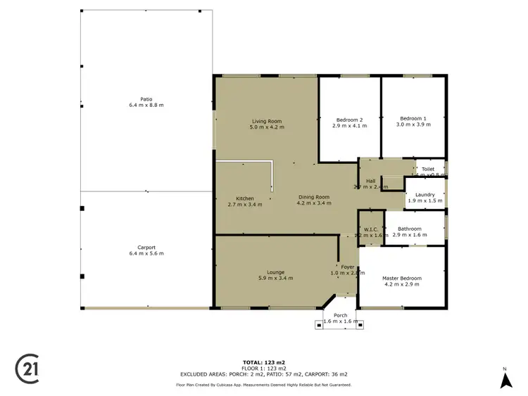 Floorplan of Homely house listing, 26 La Grange Place, Meadow Springs WA 6210