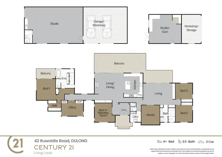 Floorplan of Homely rural property listing, 42 Ruwoldts Road, Dulong QLD 4560