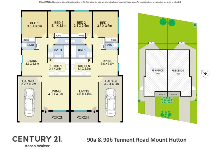 Floorplan of Homely semi-detached listing, 90 Tennent Road, Mount Hutton NSW 2290