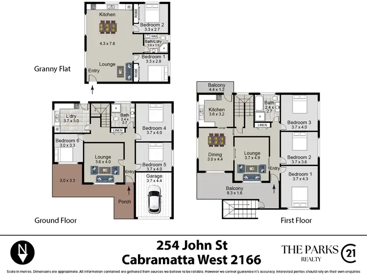 Floorplan of Homely house listing, 254 and 254a John Street, Cabramatta West NSW 2166
