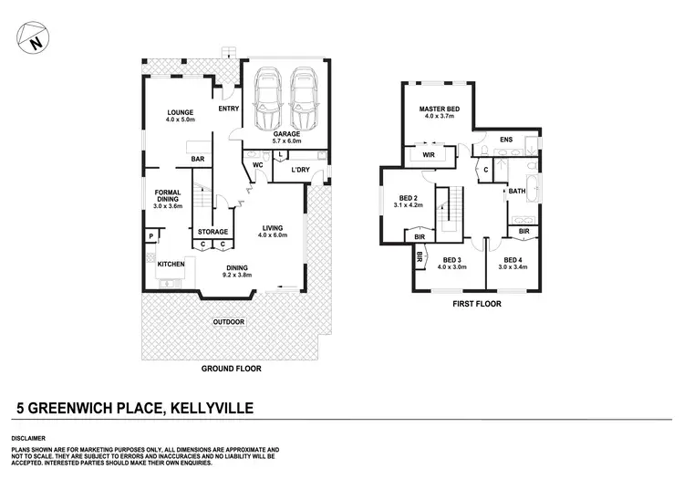 Floorplan of Homely house listing, 5 Greenwich Place, Kellyville NSW 2155