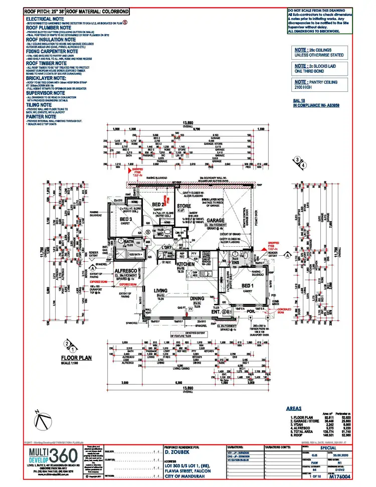 Floorplan of Homely unit listing, 8D Flavia Street, Falcon WA 6210