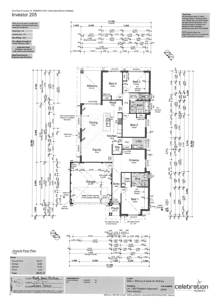 Floorplan of Homely house listing, 16 Freedom Approach, Two Rocks WA 6037