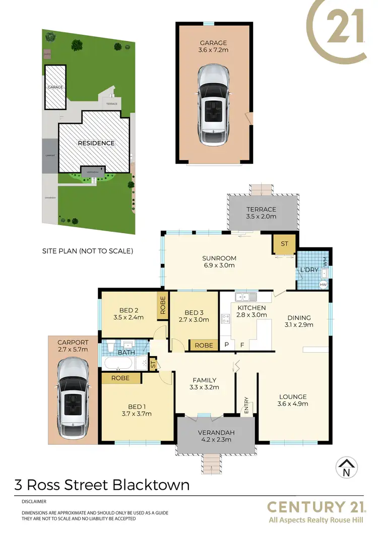 Floorplan of Homely house listing, 3 Ross Street, Blacktown NSW 2148