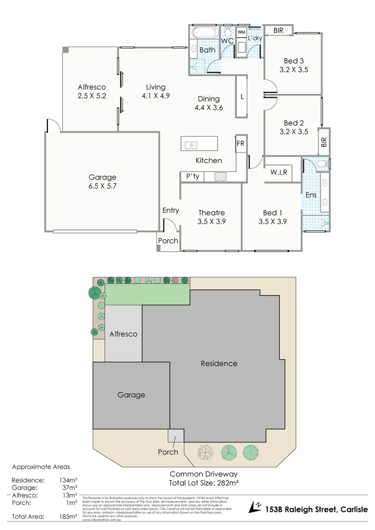 Floorplan of Homely house listing, 153B Raleigh Street, Carlisle WA 6101