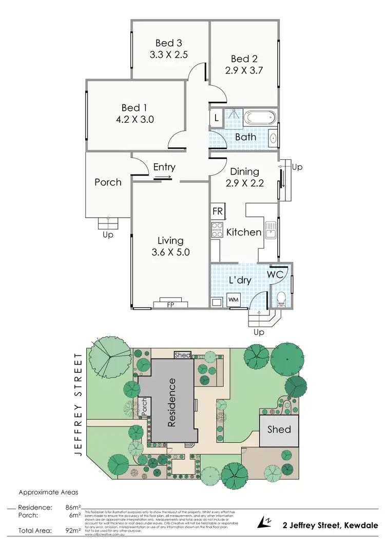 Floorplan of Homely house listing, 2 Jeffrey Street, Kewdale WA 6105