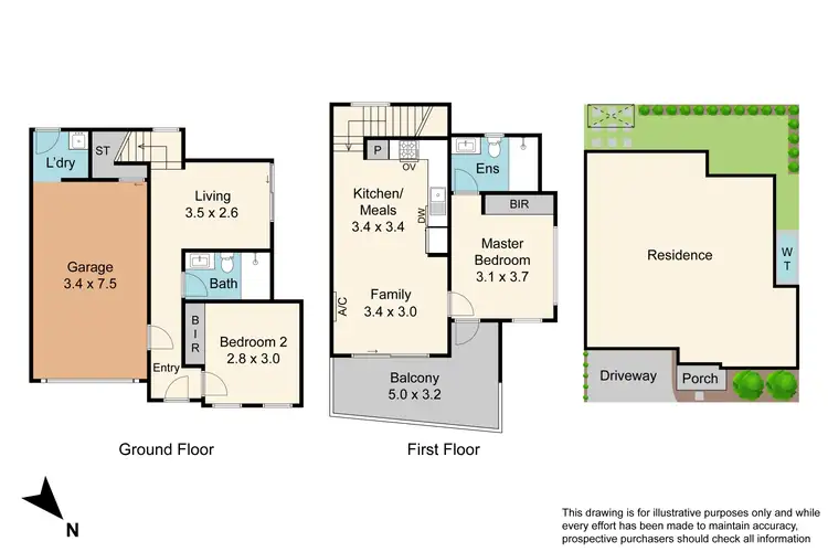Floorplan of Homely townhouse listing, 4/480 Haughton Road, Clayton South VIC 3169