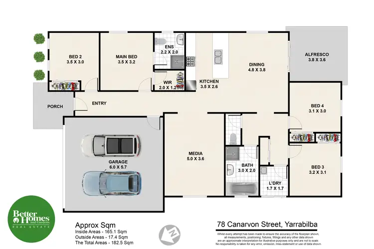 Floorplan of Homely house listing, 78 Carnarvon Street, Yarrabilba QLD 4207