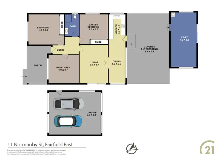 Floorplan of Homely house listing, 11 Normanby Street, Fairfield East NSW 2165