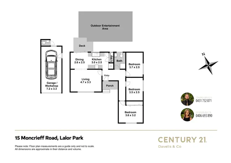Floorplan of Homely house listing, 15 Moncrieff Road, Lalor Park NSW 2147