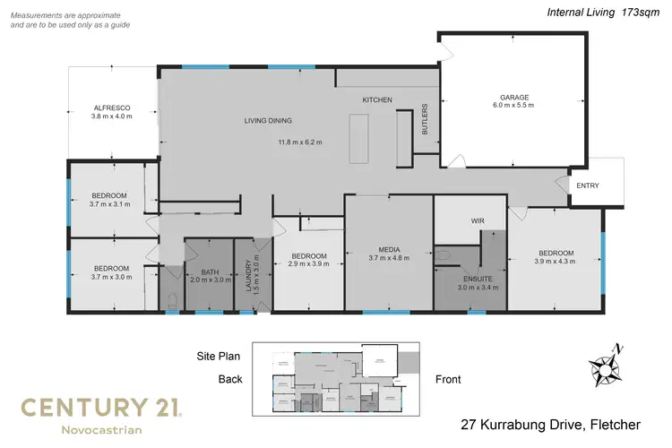 Floorplan of Homely house listing, 27 Kurrabung Drive, Fletcher NSW 2287