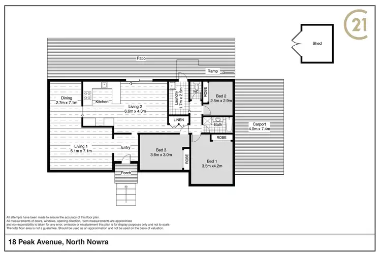 Floorplan of Homely house listing, 18 Peak Avenue, North Nowra NSW 2541